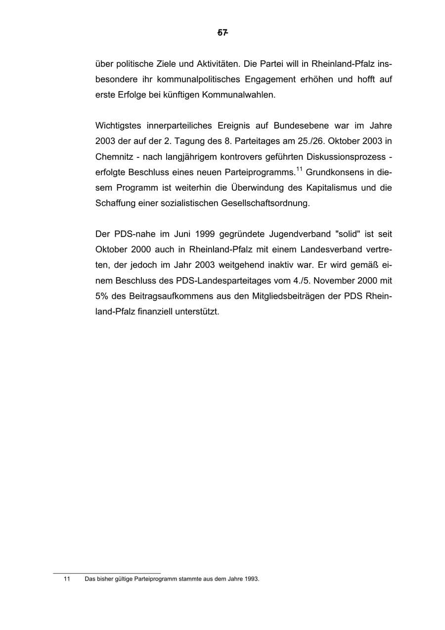 Seite 58 des Verfassungsschutzbericht 2003 Rheinland-Pfalz