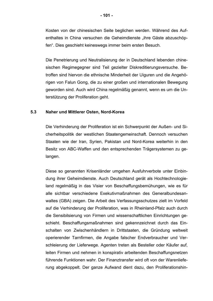 Seite 103 des Verfassungsschutzbericht 2004 Rheinland-Pfalz
