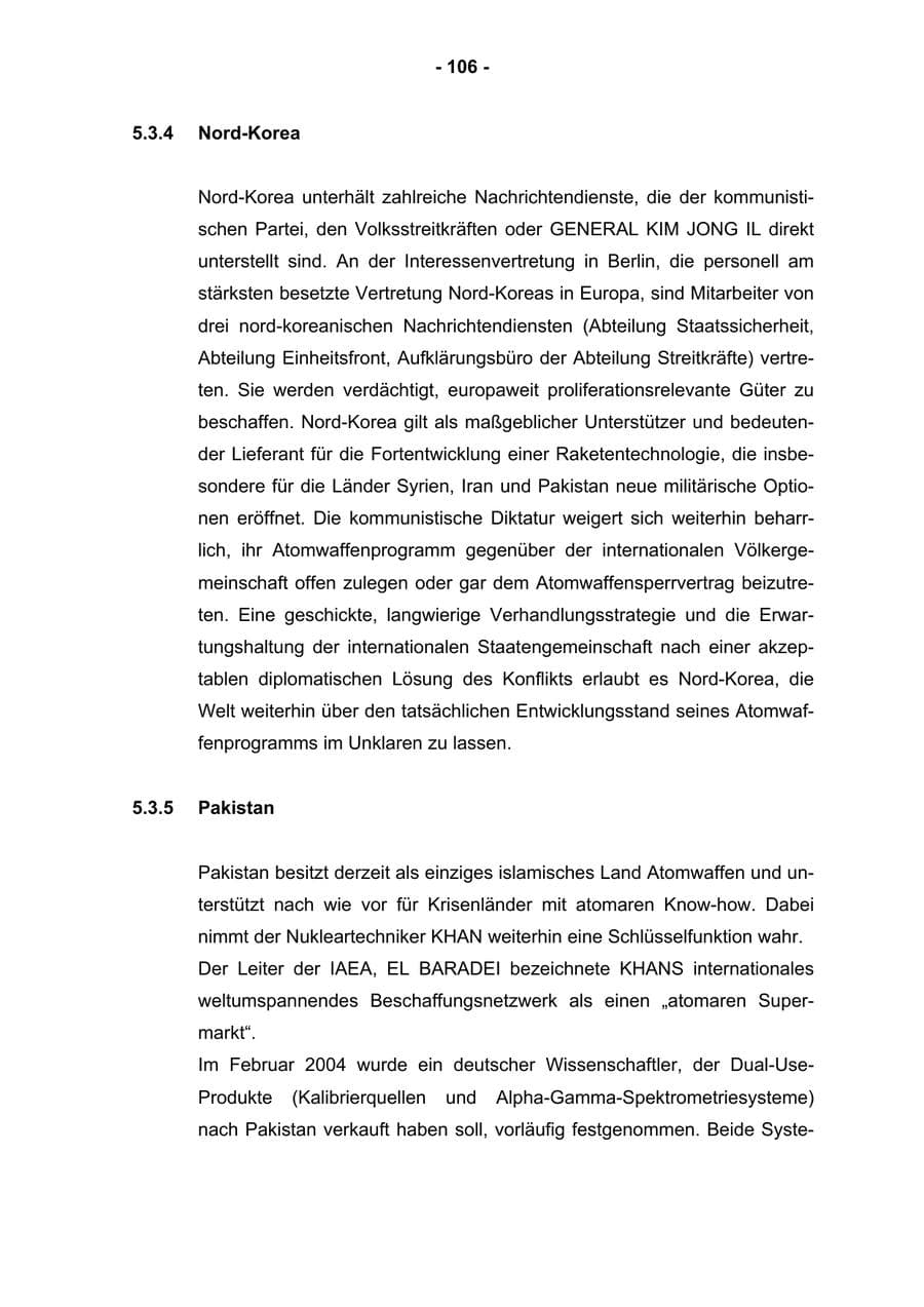 Seite 108 des Verfassungsschutzbericht 2004 Rheinland-Pfalz