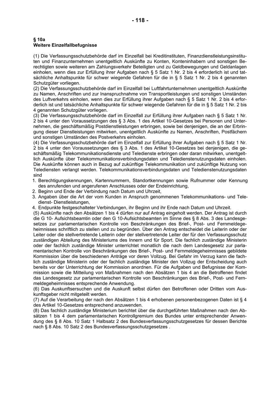 Seite 120 des Verfassungsschutzbericht 2004 Rheinland-Pfalz