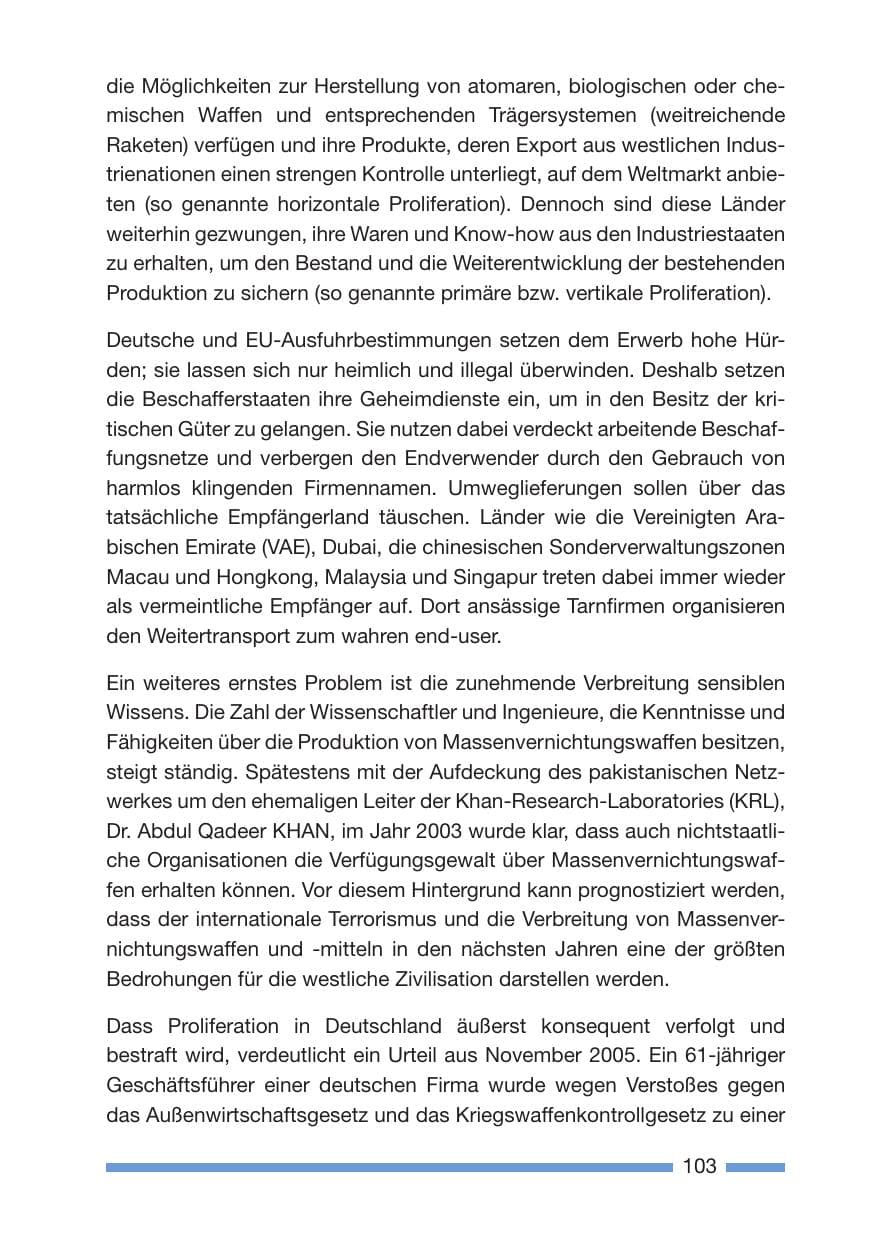 Seite 105 des Verfassungsschutzbericht 2005 Rheinland-Pfalz