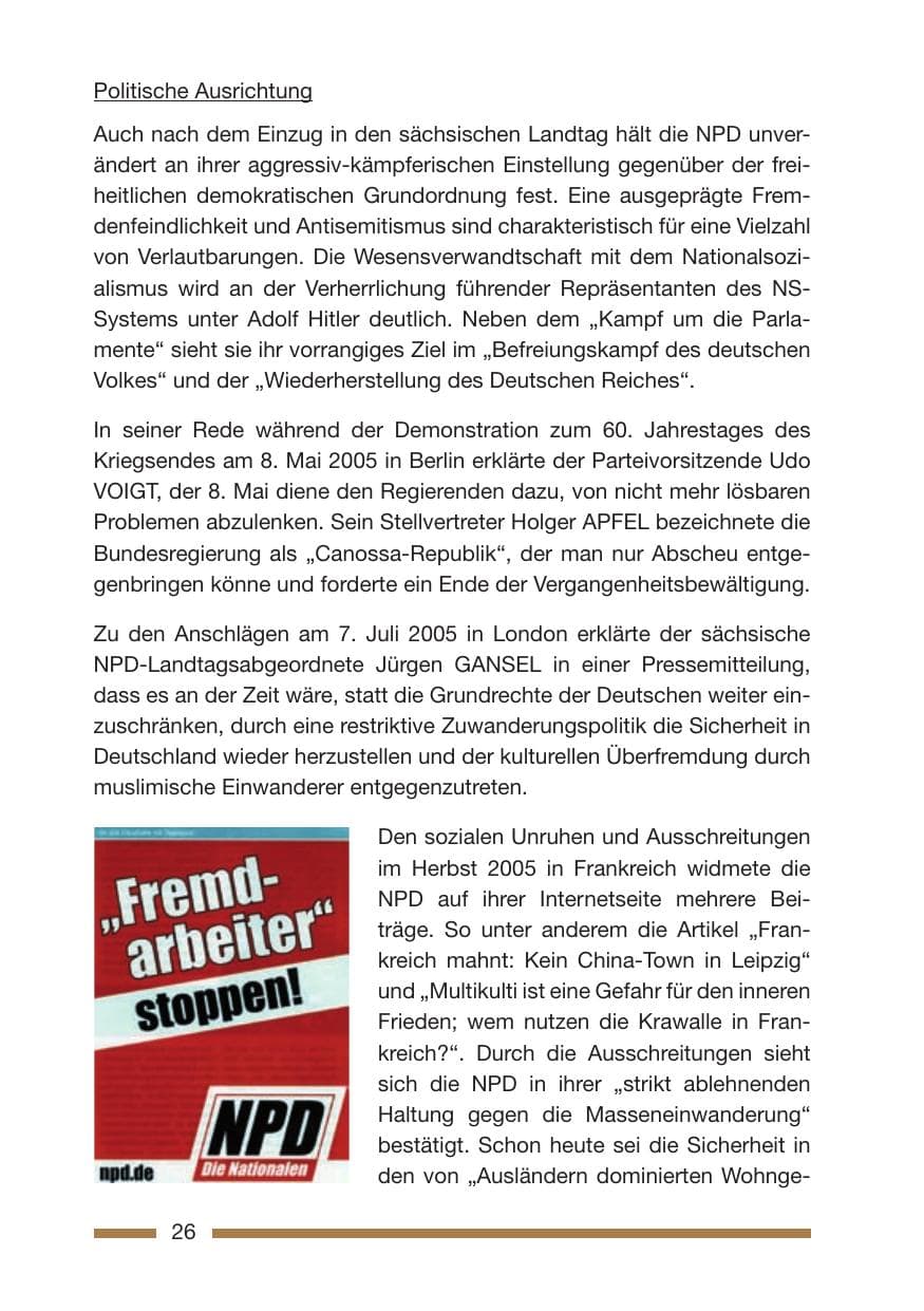Seite 28 des Verfassungsschutzbericht 2005 Rheinland-Pfalz