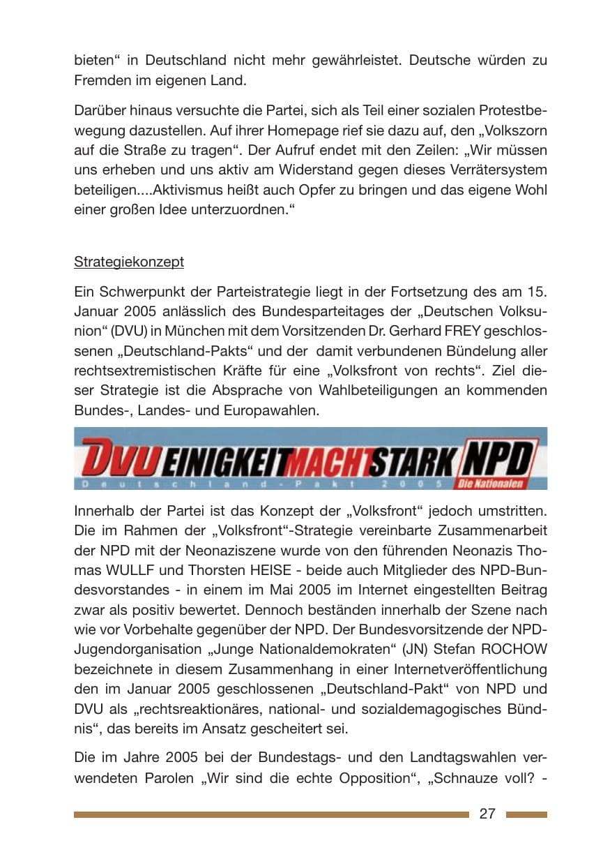 Seite 29 des Verfassungsschutzbericht 2005 Rheinland-Pfalz