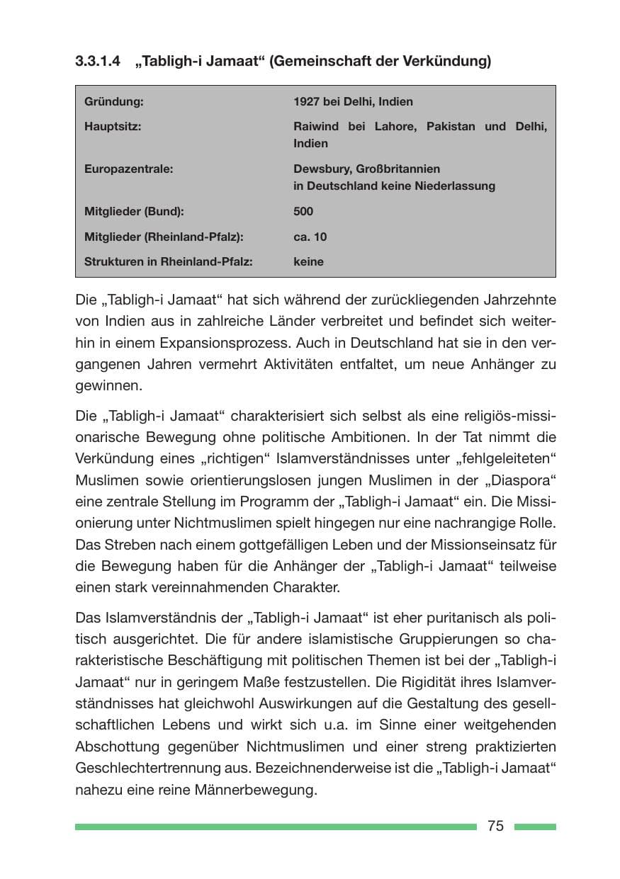 Seite 77 des Verfassungsschutzbericht 2005 Rheinland-Pfalz