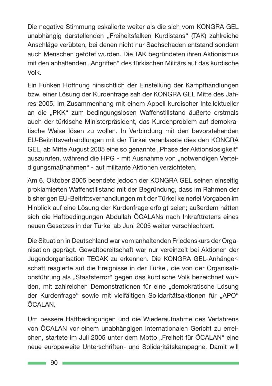 Seite 92 des Verfassungsschutzbericht 2005 Rheinland-Pfalz