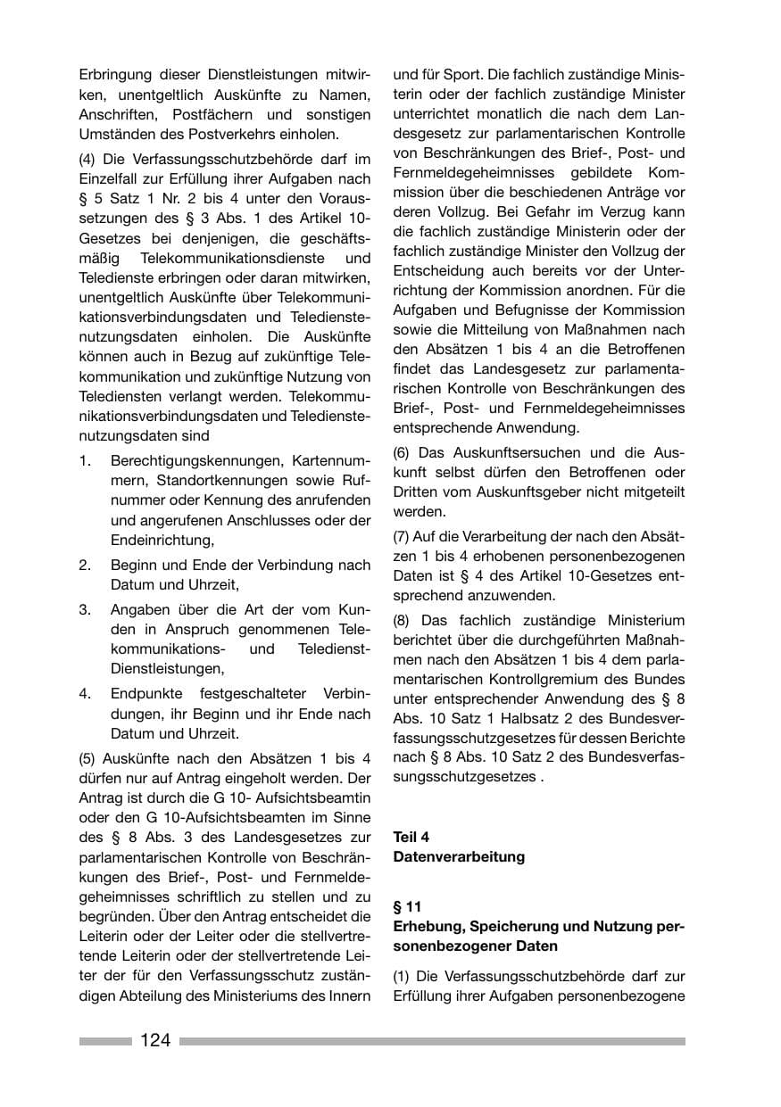Seite 124 des Verfassungsschutzbericht 2006 Rheinland-Pfalz