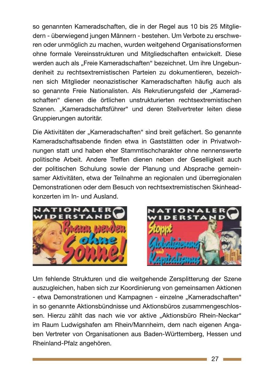 Seite 27 des Verfassungsschutzbericht 2006 Rheinland-Pfalz