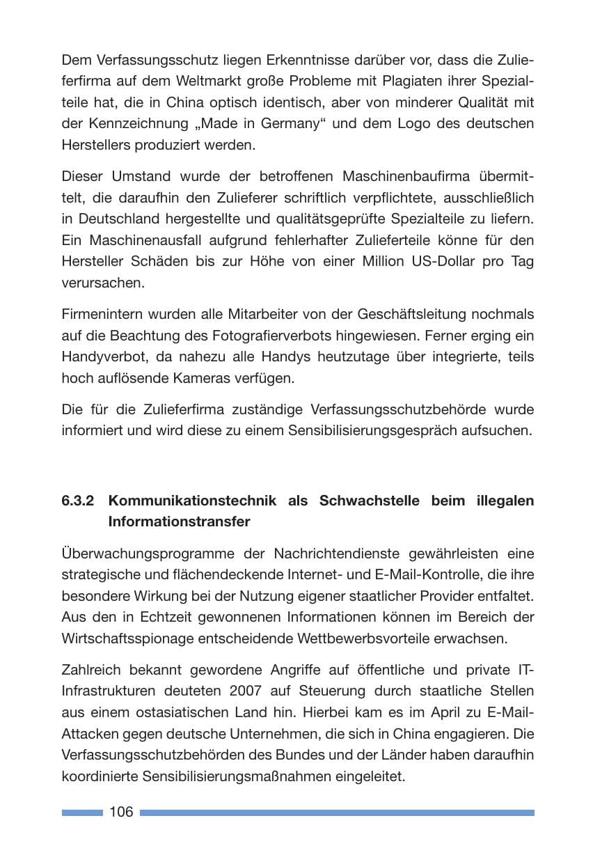 Seite 106 des Verfassungsschutzbericht 2007 Rheinland-Pfalz