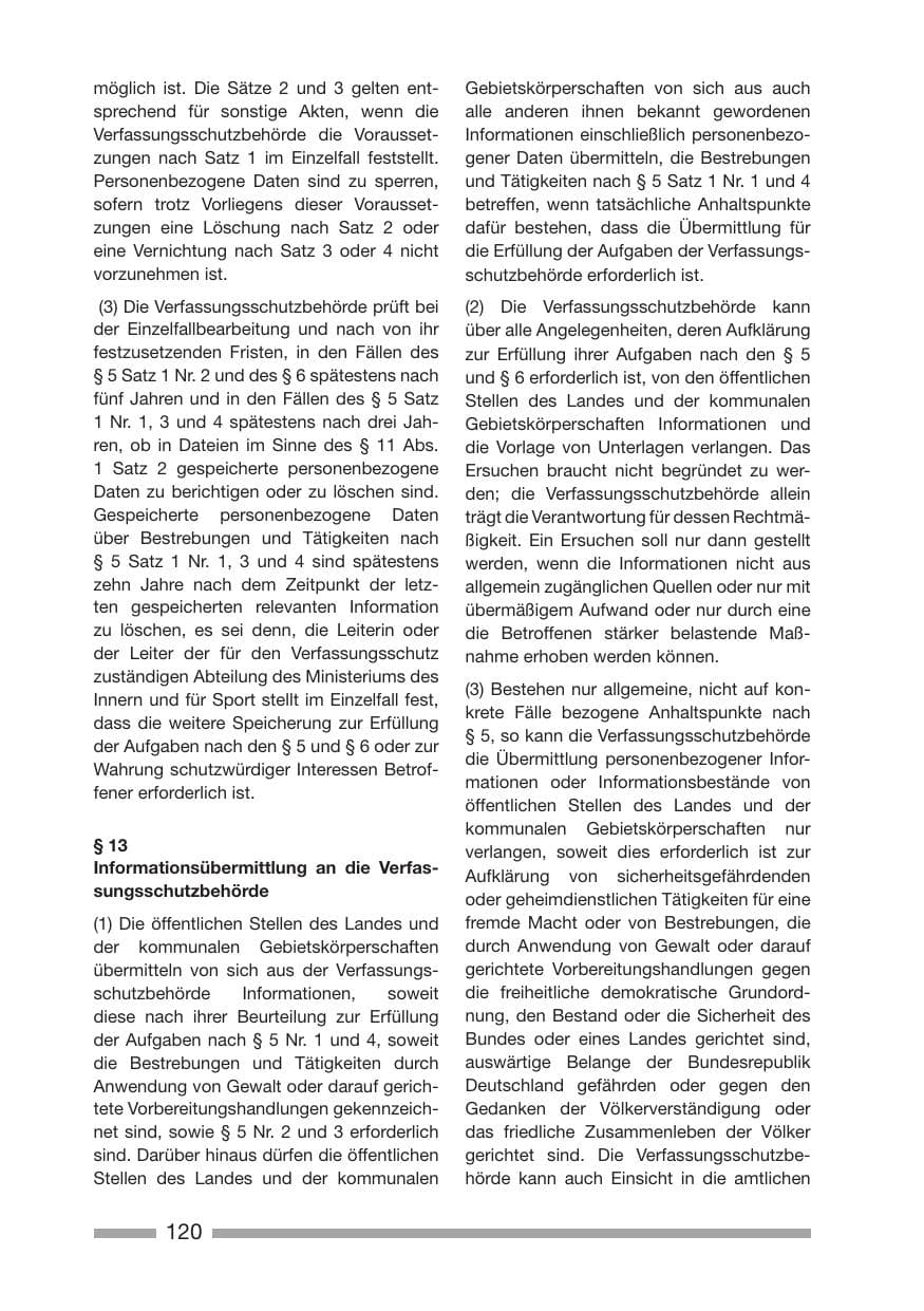 Seite 120 des Verfassungsschutzbericht 2007 Rheinland-Pfalz