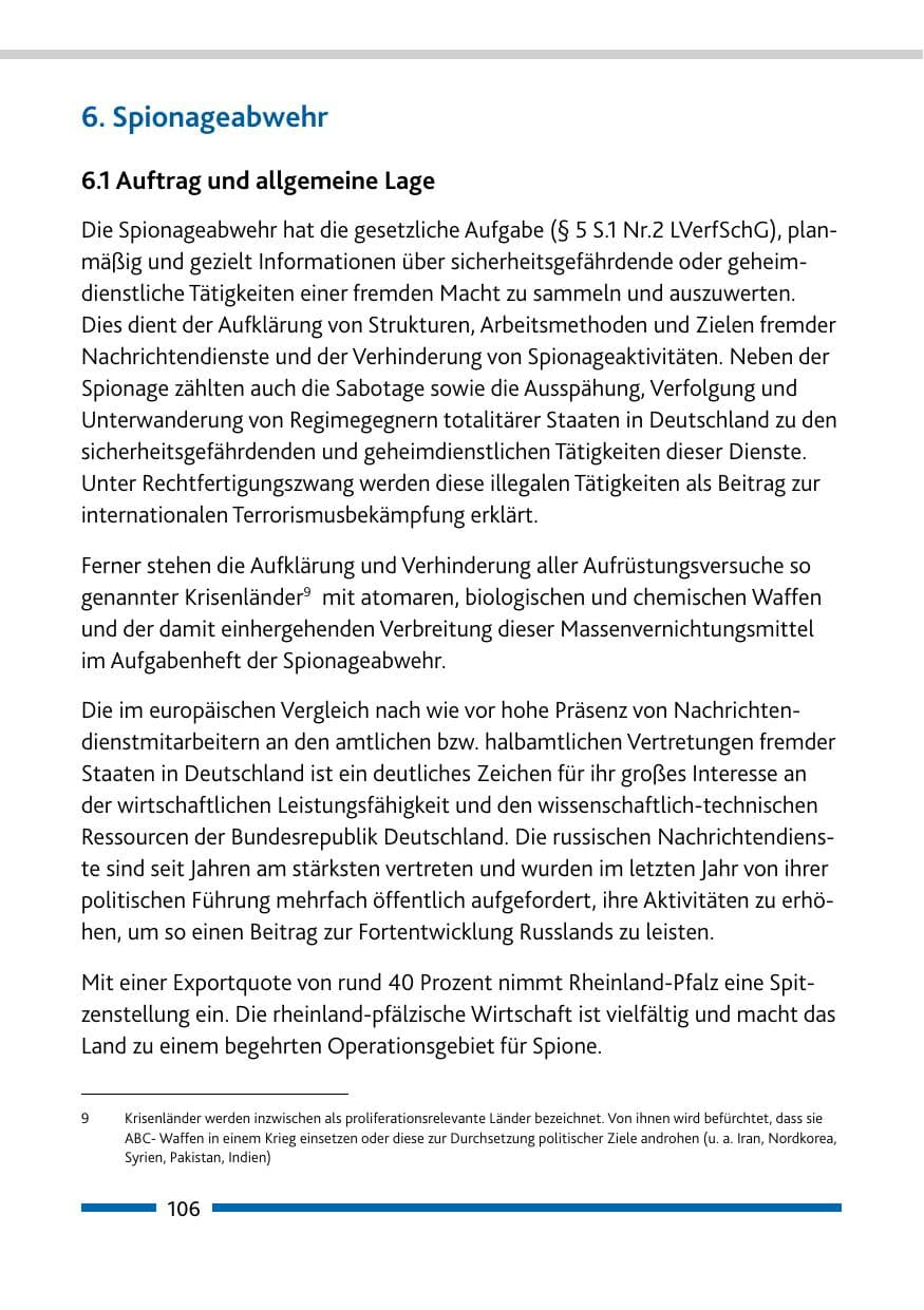 Seite 108 des Verfassungsschutzbericht 2008 Rheinland-Pfalz