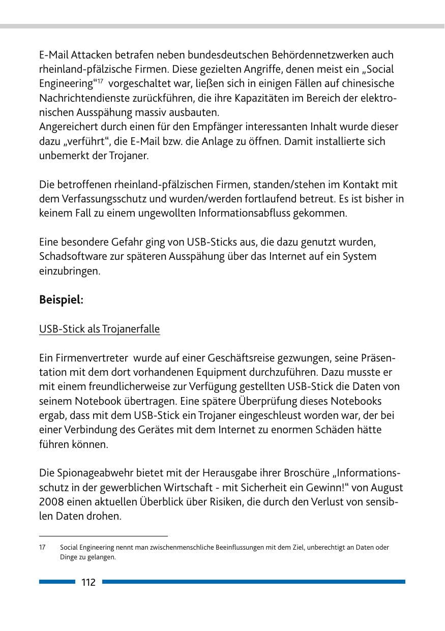 Seite 114 des Verfassungsschutzbericht 2008 Rheinland-Pfalz