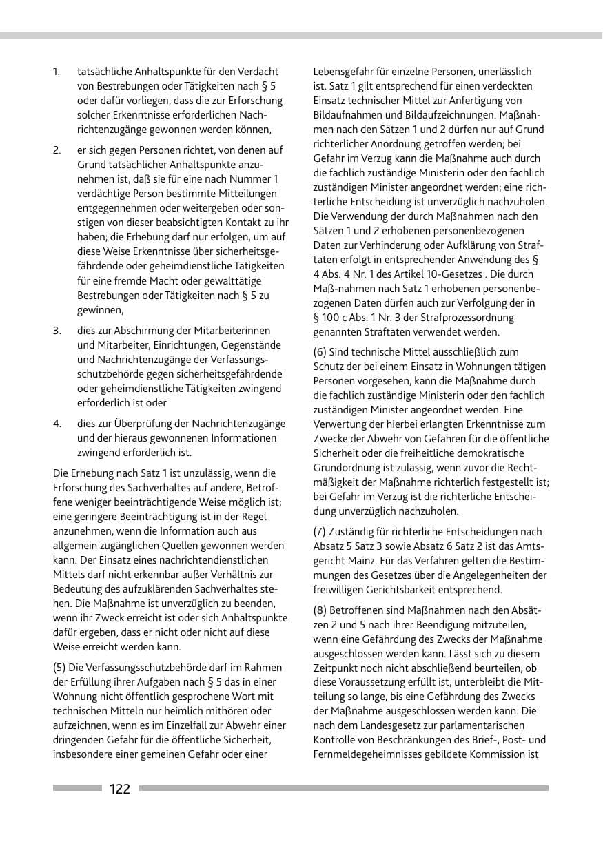 Seite 124 des Verfassungsschutzbericht 2008 Rheinland-Pfalz