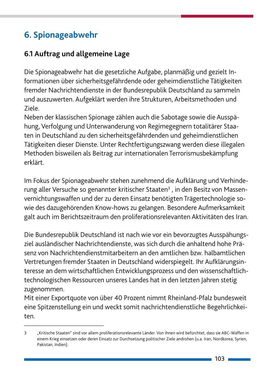 Seite 104 des Verfassungsschutzbericht 2009 Rheinland-Pfalz