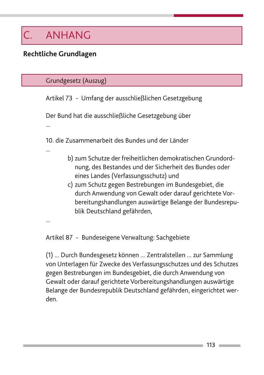 Seite 114 des Verfassungsschutzbericht 2009 Rheinland-Pfalz