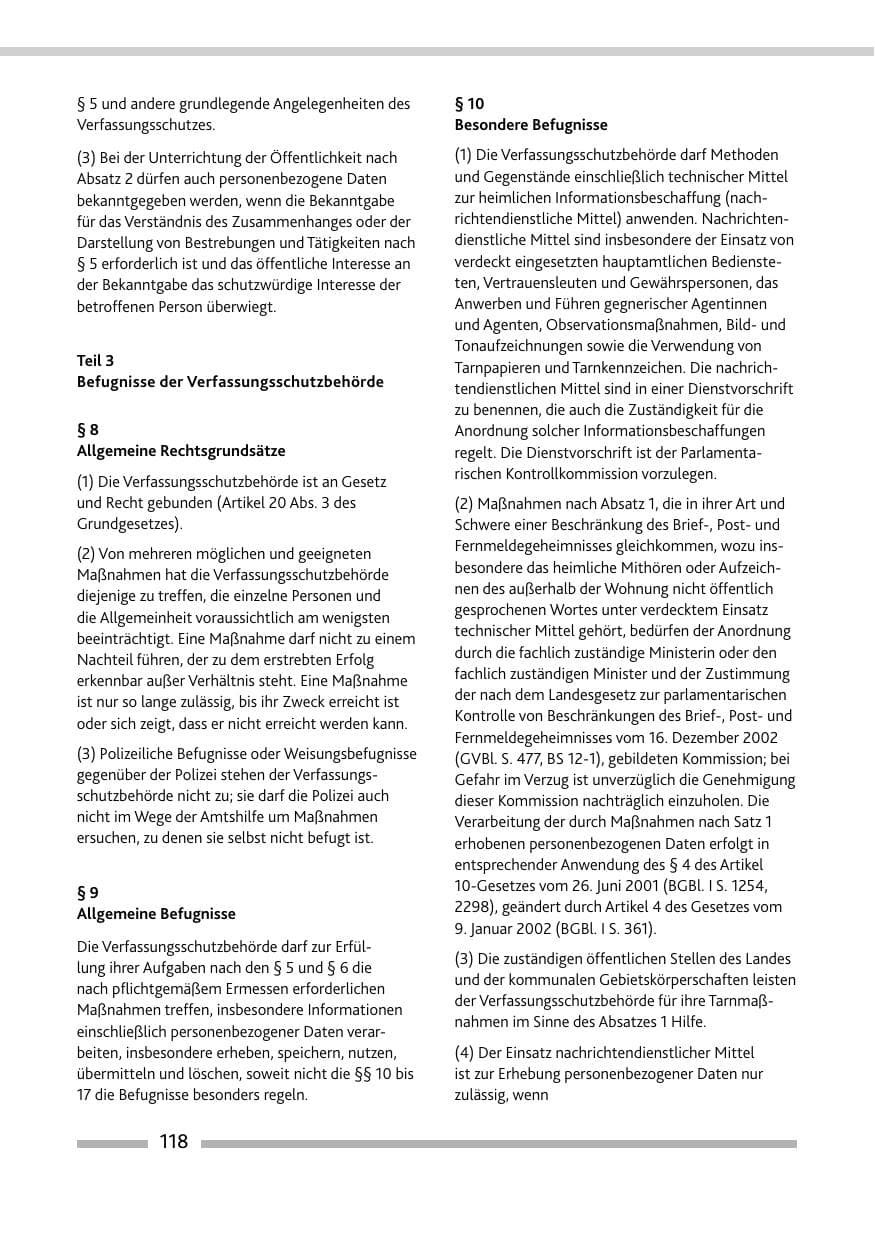 Seite 119 des Verfassungsschutzbericht 2009 Rheinland-Pfalz