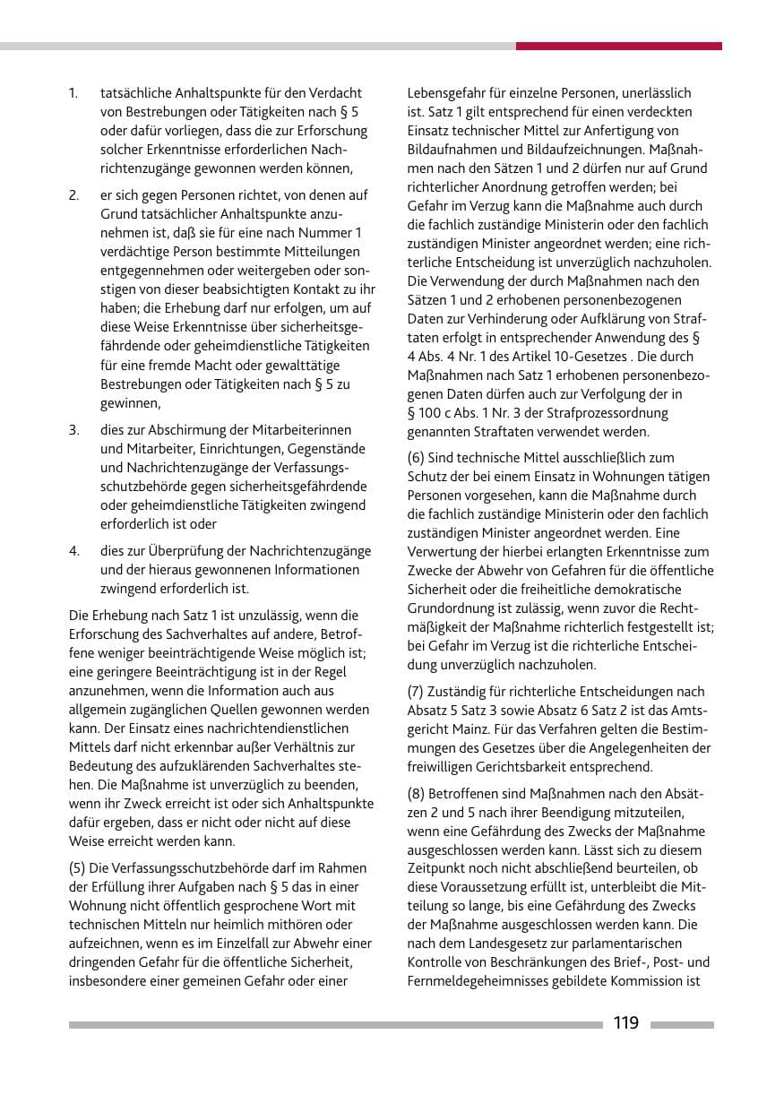 Seite 120 des Verfassungsschutzbericht 2009 Rheinland-Pfalz