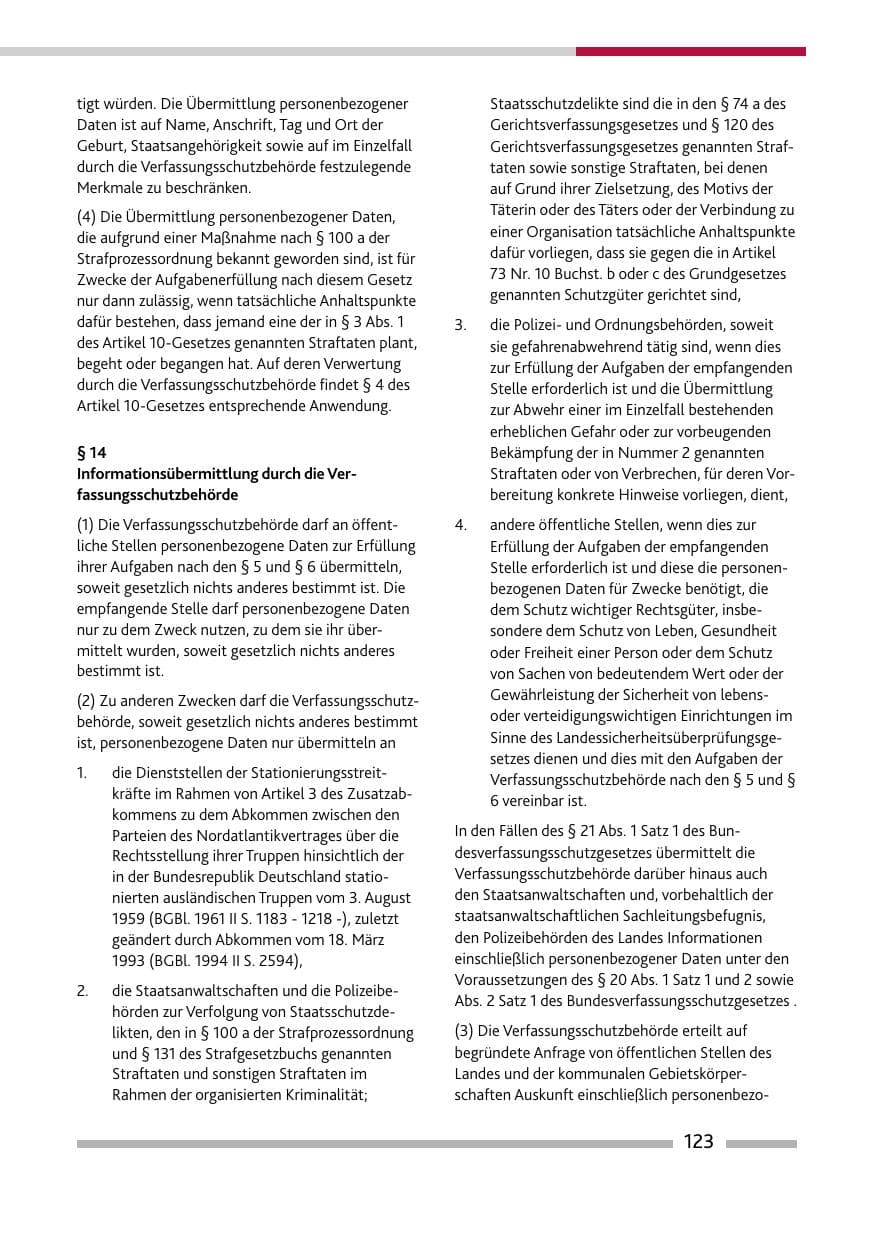 Seite 124 des Verfassungsschutzbericht 2009 Rheinland-Pfalz