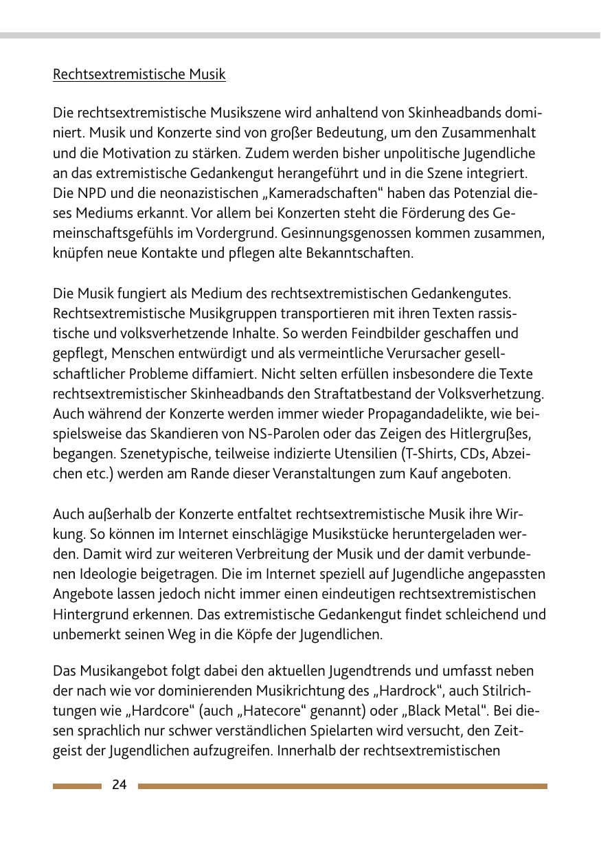 Seite 25 des Verfassungsschutzbericht 2009 Rheinland-Pfalz