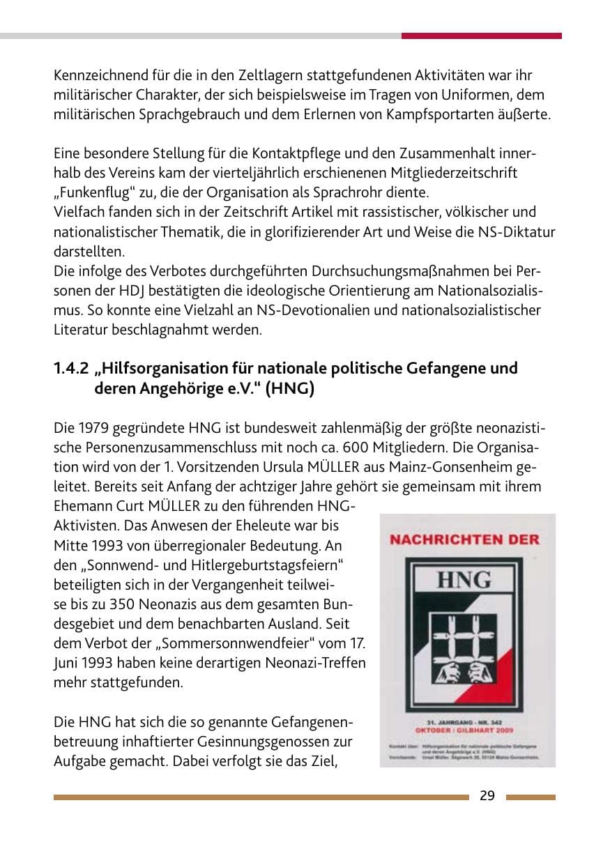 Seite 30 des Verfassungsschutzbericht 2009 Rheinland-Pfalz