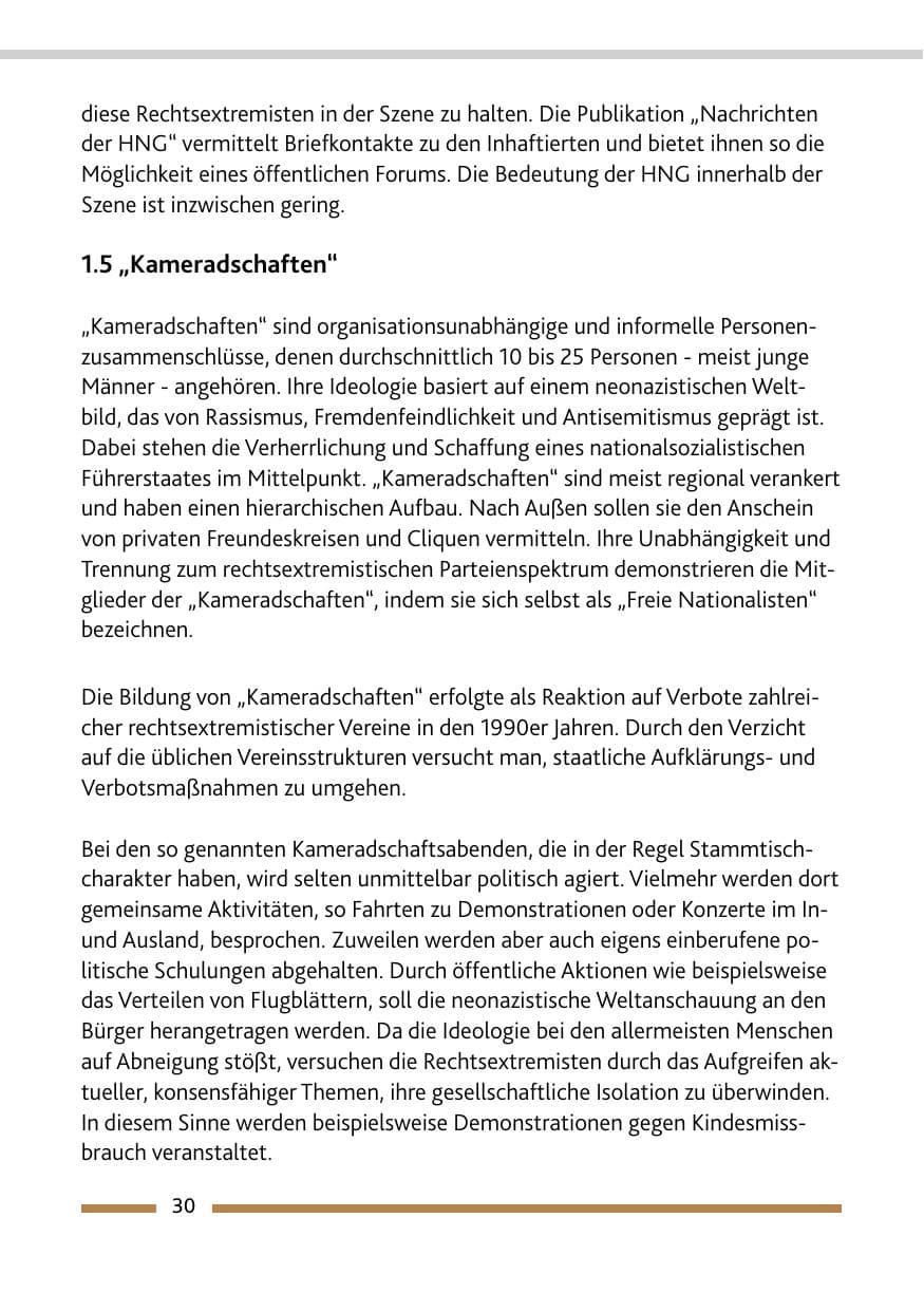 Seite 31 des Verfassungsschutzbericht 2009 Rheinland-Pfalz