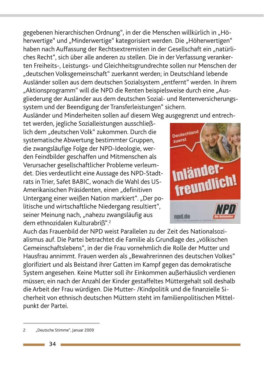 Seite 35 des Verfassungsschutzbericht 2009 Rheinland-Pfalz