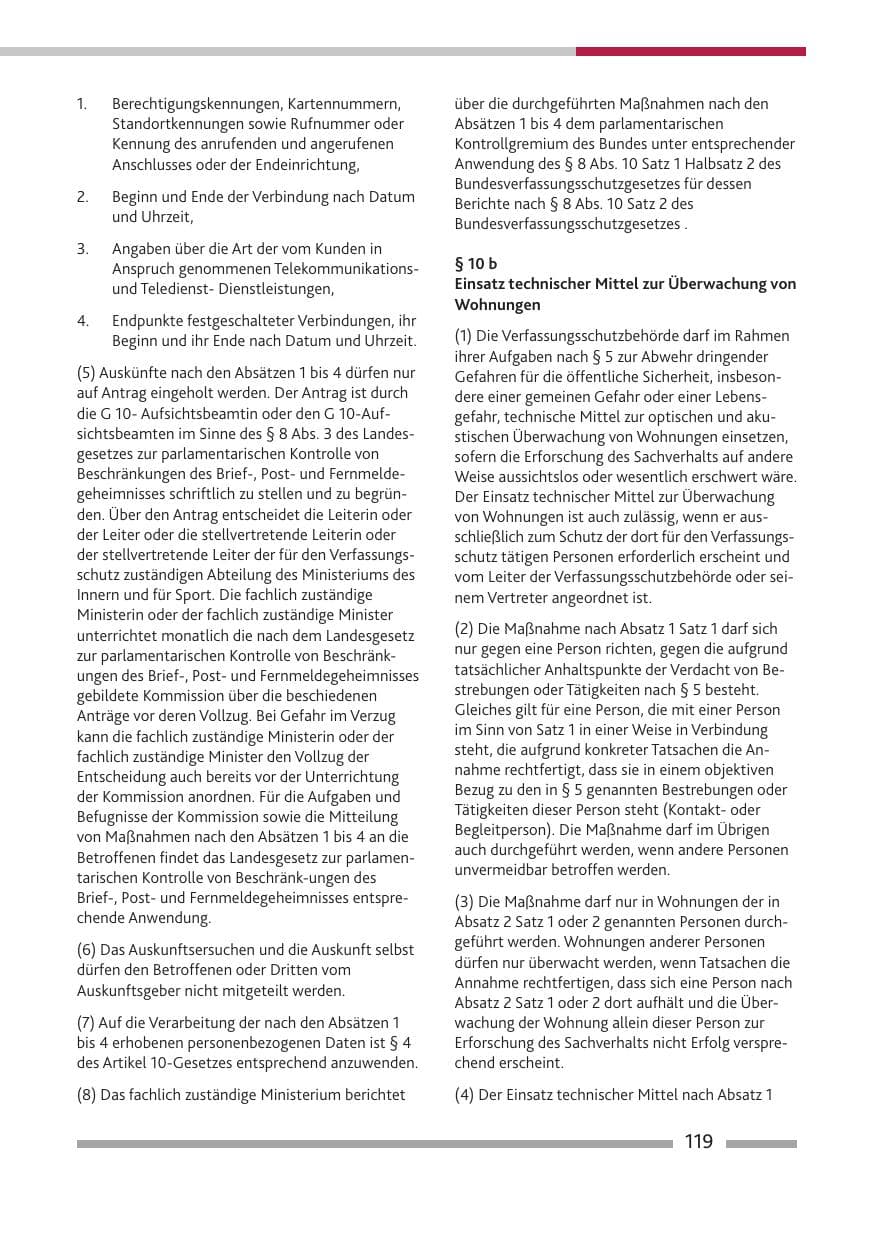 Seite 121 des Verfassungsschutzbericht 2010 Rheinland-Pfalz