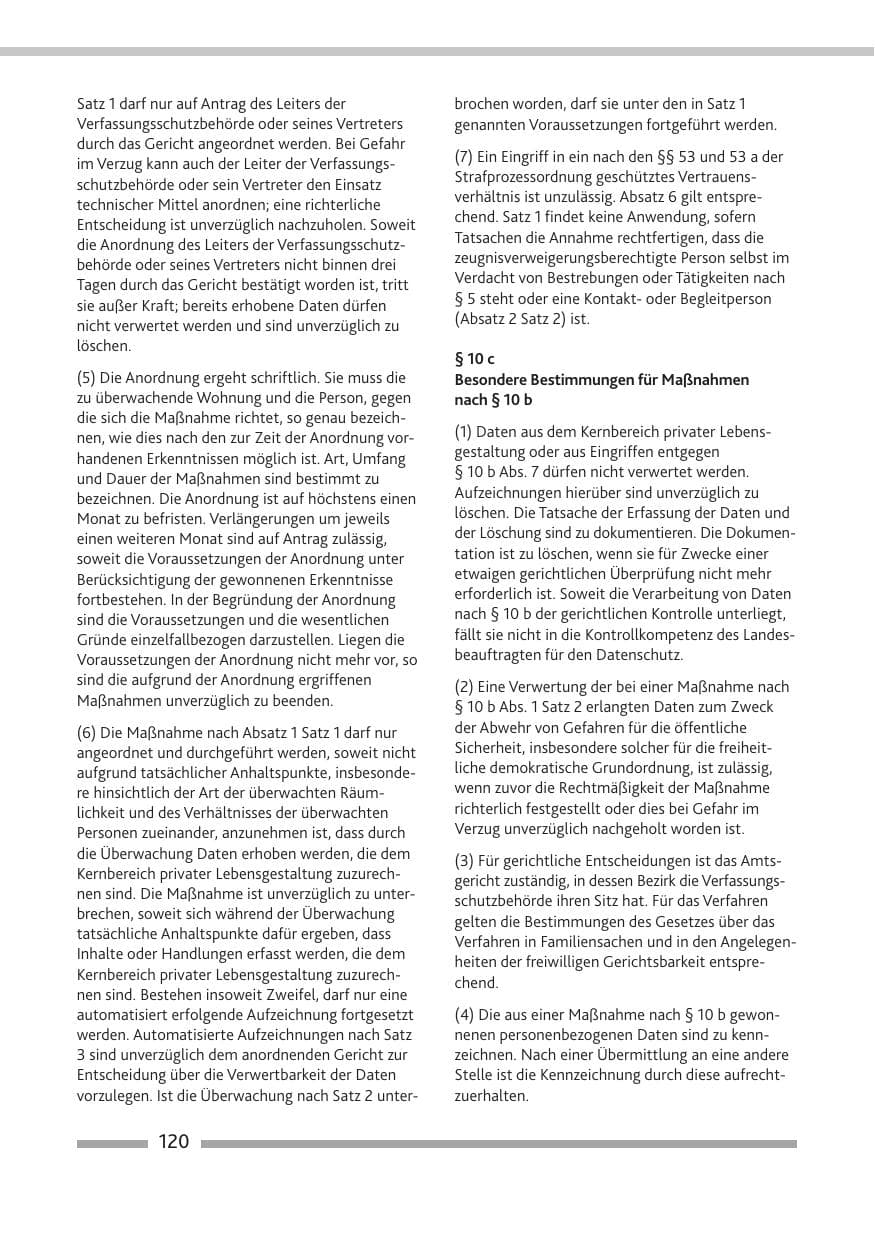 Seite 122 des Verfassungsschutzbericht 2010 Rheinland-Pfalz