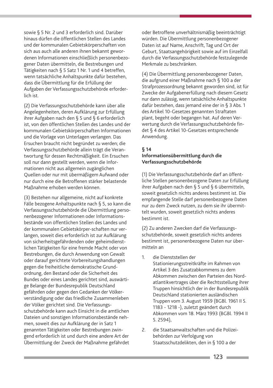 Seite 125 des Verfassungsschutzbericht 2010 Rheinland-Pfalz