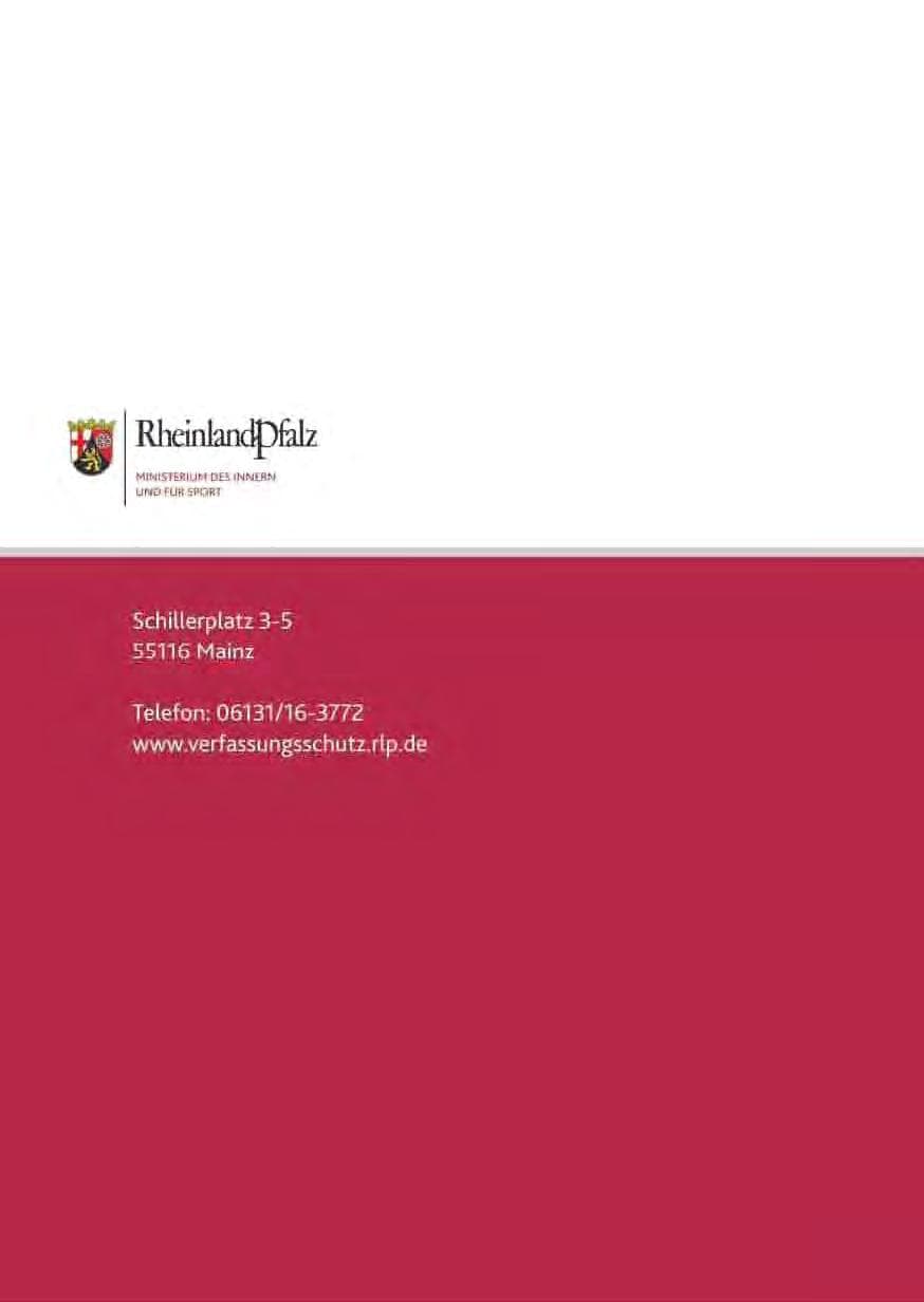Seite 132 des Verfassungsschutzbericht 2010 Rheinland-Pfalz