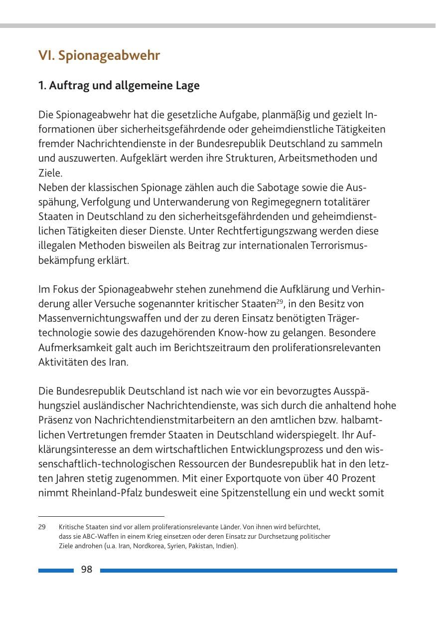 Seite 100 des Verfassungsschutzbericht 2010 Rheinland-Pfalz