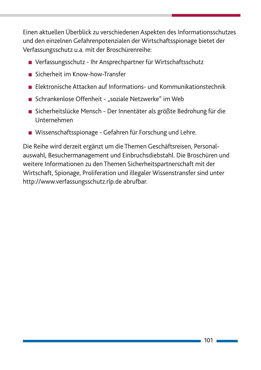 Seite 103 des Verfassungsschutzbericht 2011 Rheinland-Pfalz