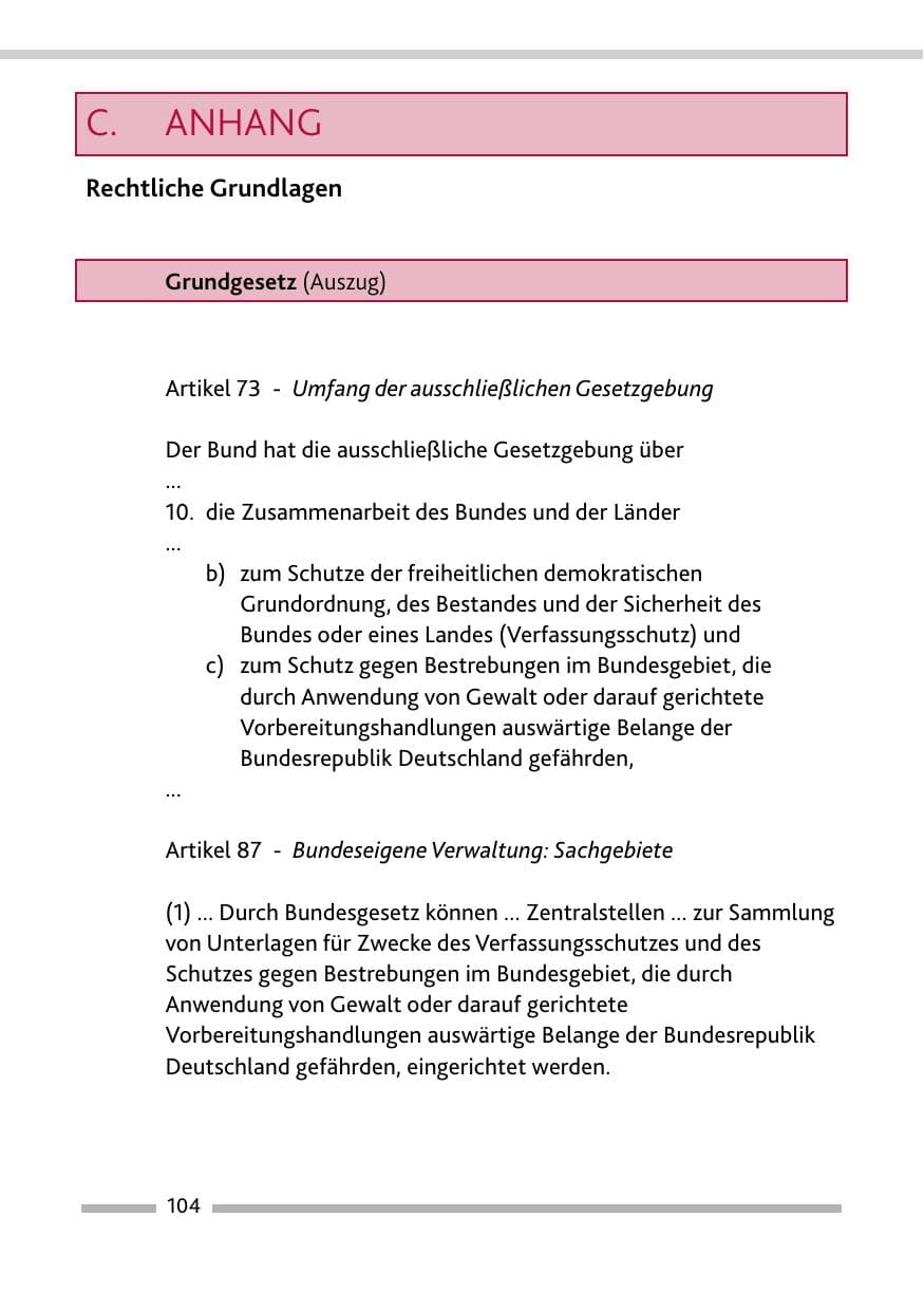 Seite 106 des Verfassungsschutzbericht 2011 Rheinland-Pfalz