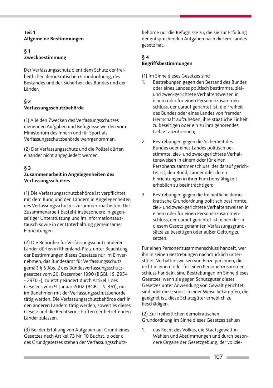 Seite 109 des Verfassungsschutzbericht 2011 Rheinland-Pfalz