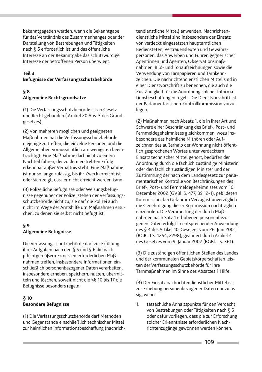 Seite 111 des Verfassungsschutzbericht 2011 Rheinland-Pfalz