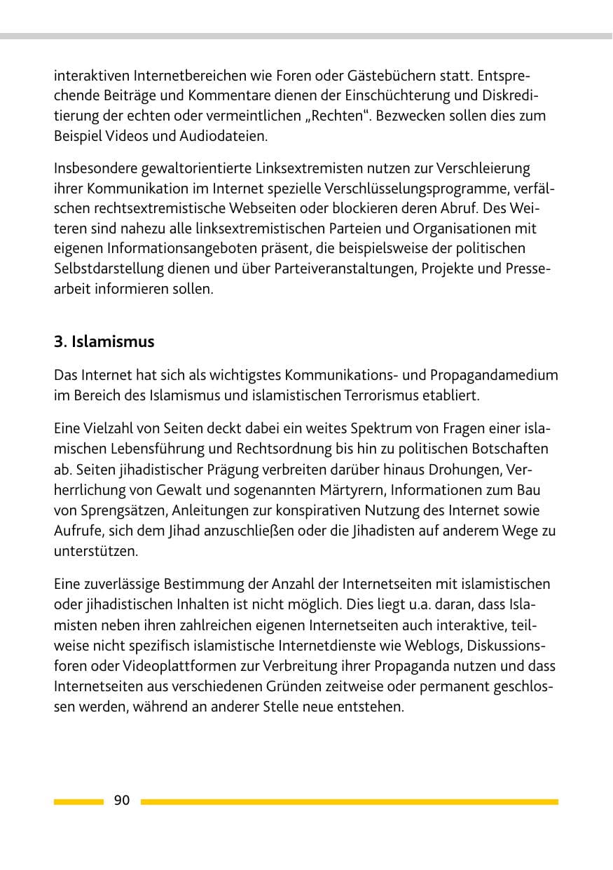 Seite 92 des Verfassungsschutzbericht 2011 Rheinland-Pfalz