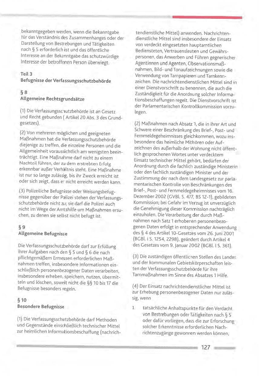 Seite 127 des Verfassungsschutzbericht 2012 Rheinland-Pfalz