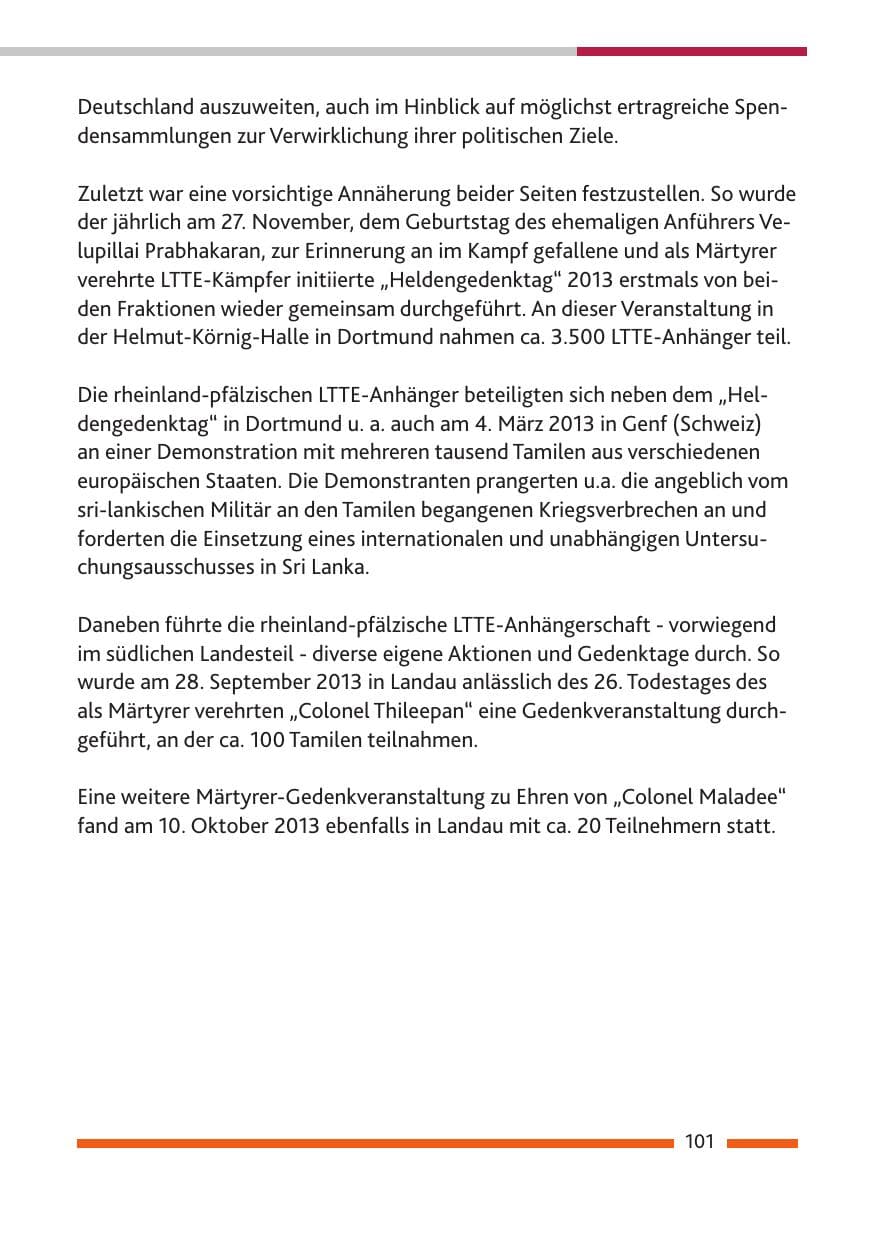 Seite 103 des Verfassungsschutzbericht 2013 Rheinland-Pfalz
