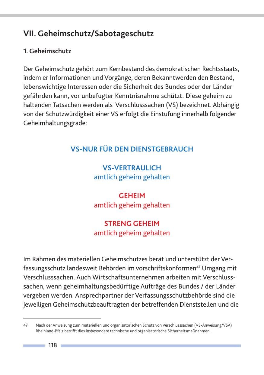 Seite 120 des Verfassungsschutzbericht 2013 Rheinland-Pfalz