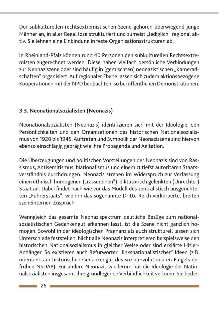 Seite 28 des Verfassungsschutzbericht 2014 Rheinland-Pfalz