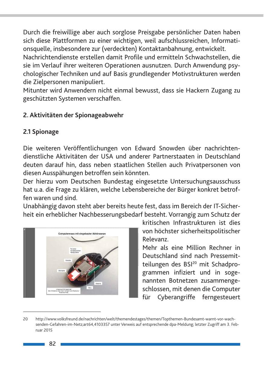 Seite 84 des Verfassungsschutzbericht 2014 Rheinland-Pfalz