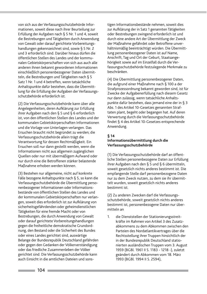 Seite 106 des Verfassungsschutzbericht 2015 Rheinland-Pfalz