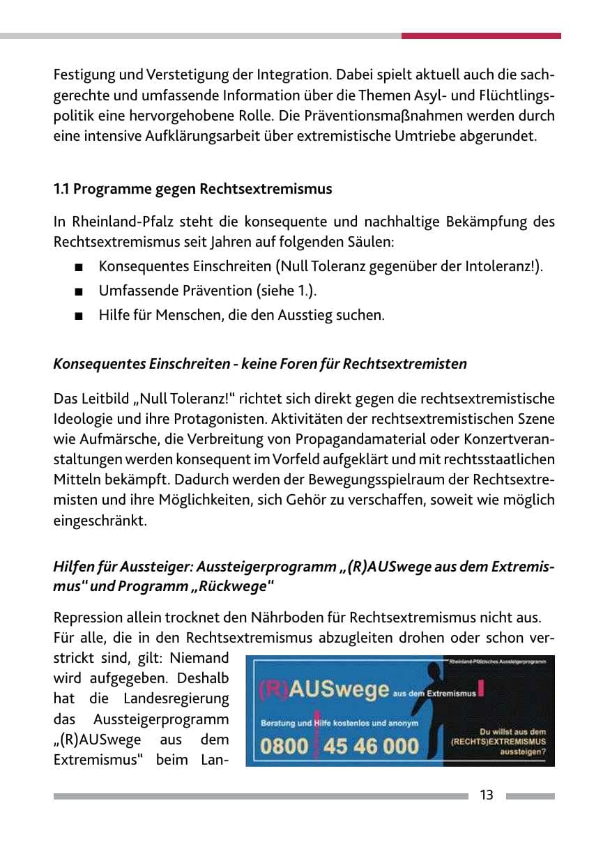 Seite 15 des Verfassungsschutzbericht 2015 Rheinland-Pfalz