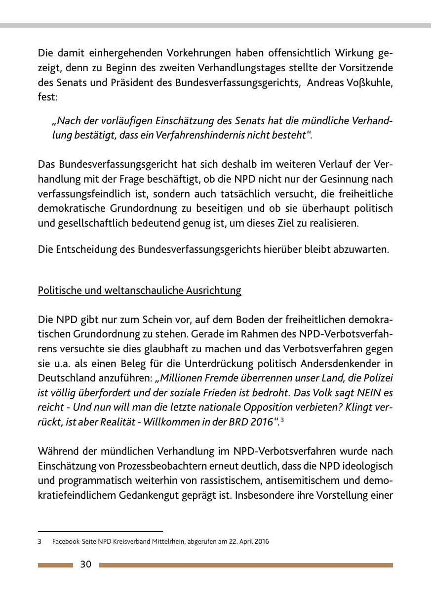 Seite 32 des Verfassungsschutzbericht 2015 Rheinland-Pfalz