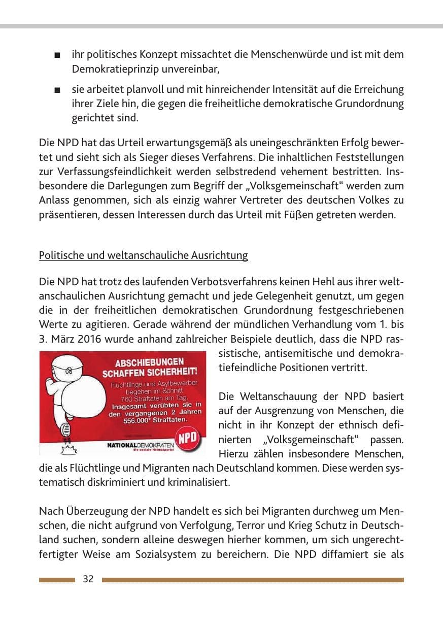 Seite 34 des Verfassungsschutzbericht 2016 Rheinland-Pfalz
