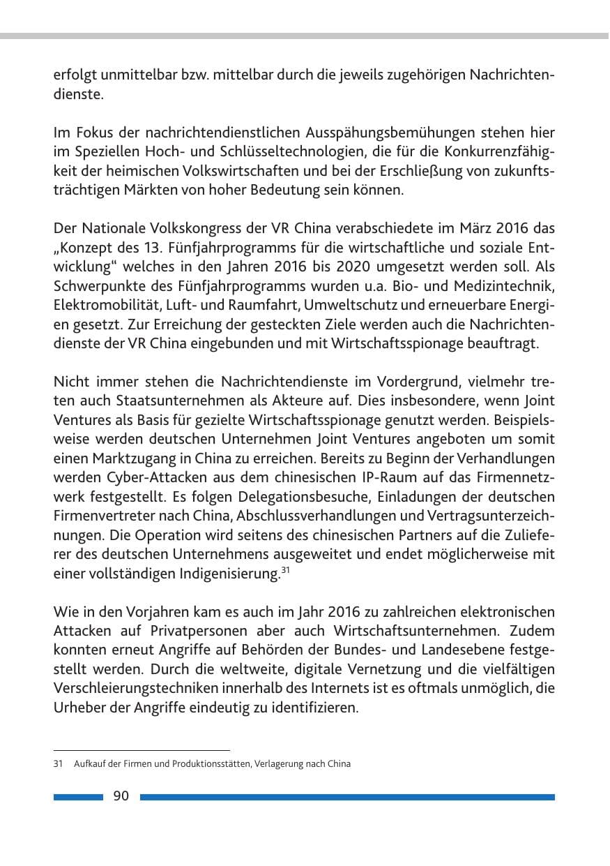 Seite 92 des Verfassungsschutzbericht 2016 Rheinland-Pfalz