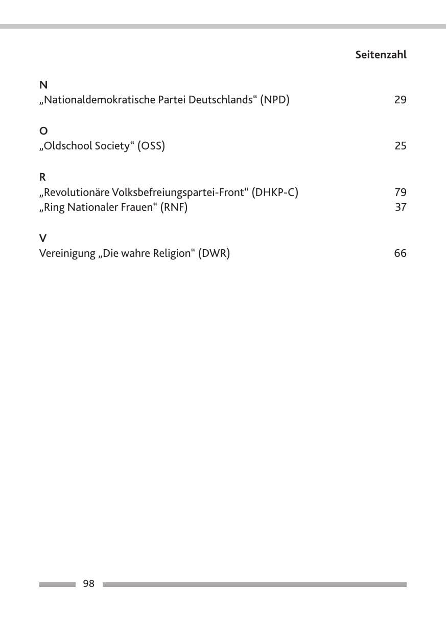 Seite 100 des Verfassungsschutzbericht 2016 Rheinland-Pfalz