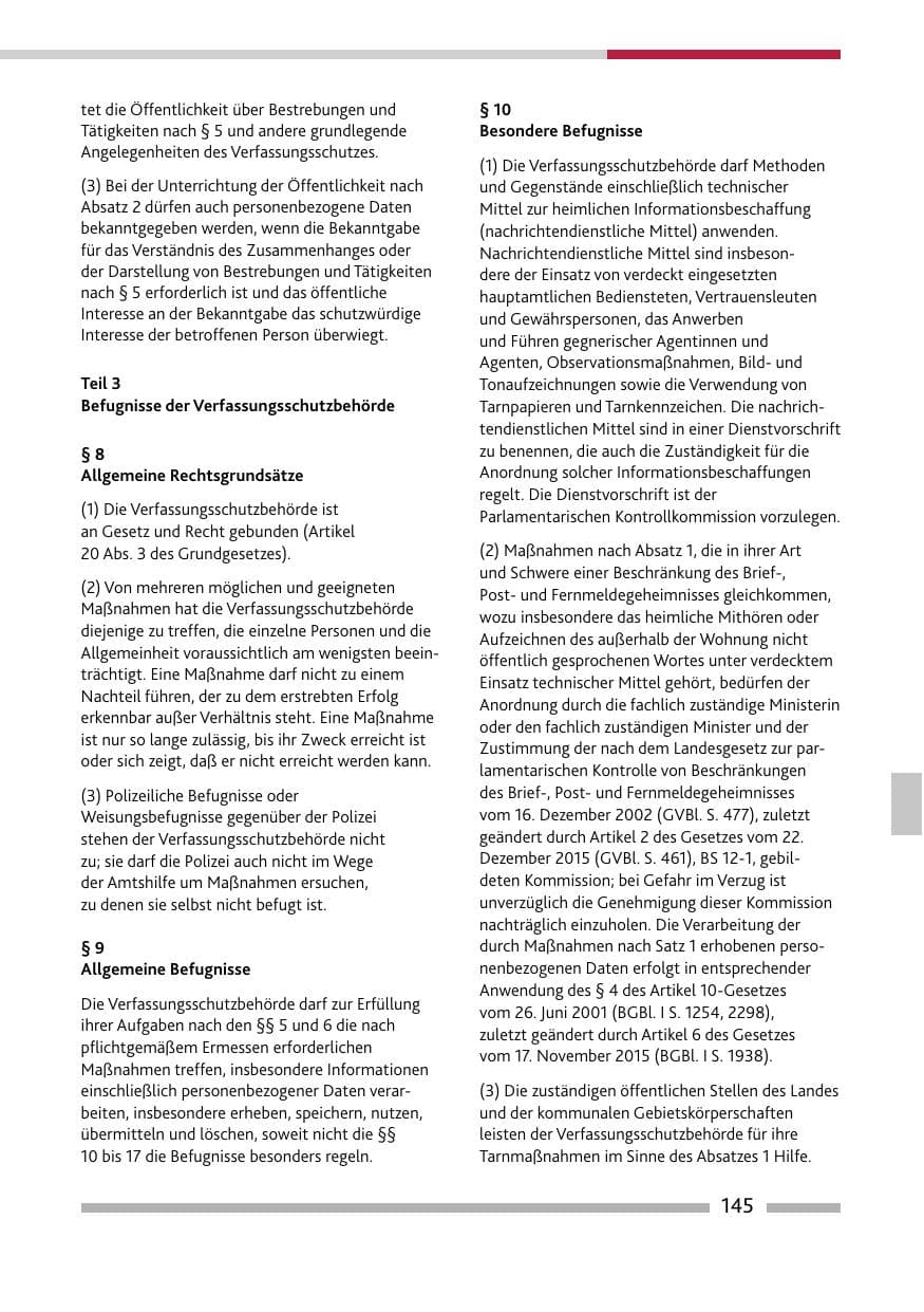Seite 145 des Verfassungsschutzbericht 2017 Rheinland-Pfalz