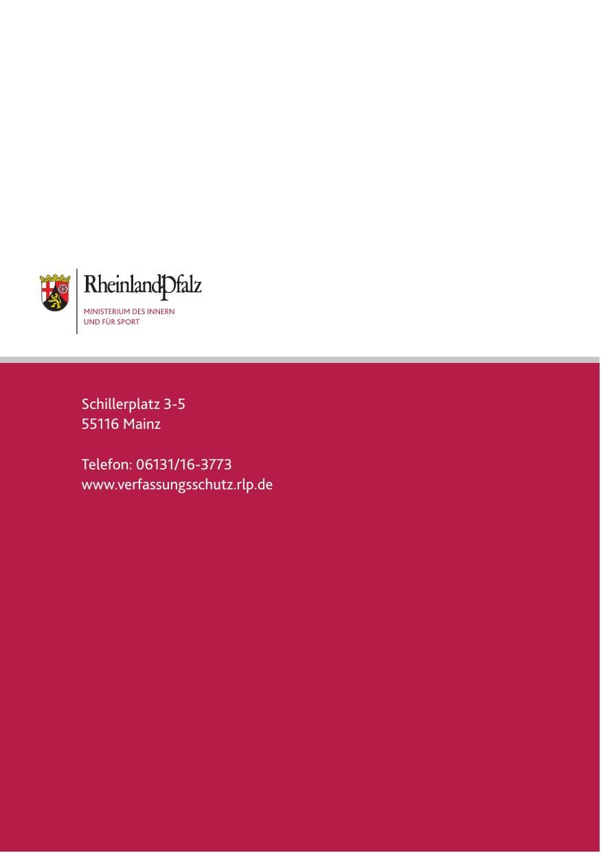 Seite 159 des Verfassungsschutzbericht 2017 Rheinland-Pfalz
