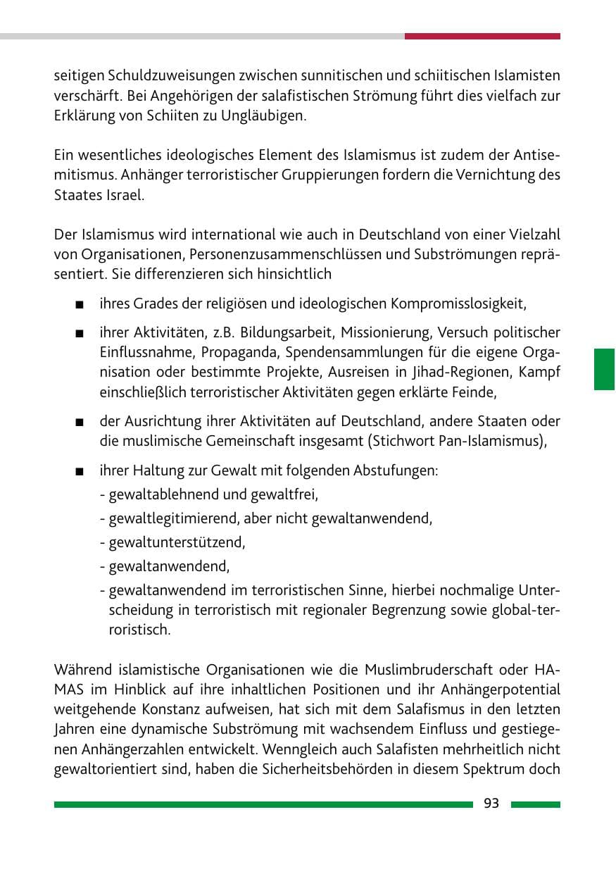 Seite 93 des Verfassungsschutzbericht 2017 Rheinland-Pfalz