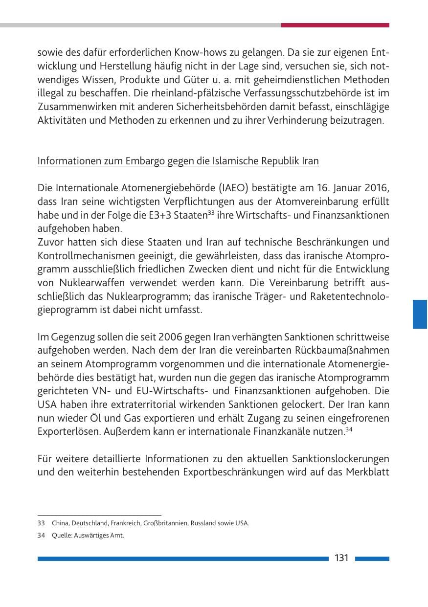 Seite 132 des Verfassungsschutzbericht 2018 Rheinland-Pfalz